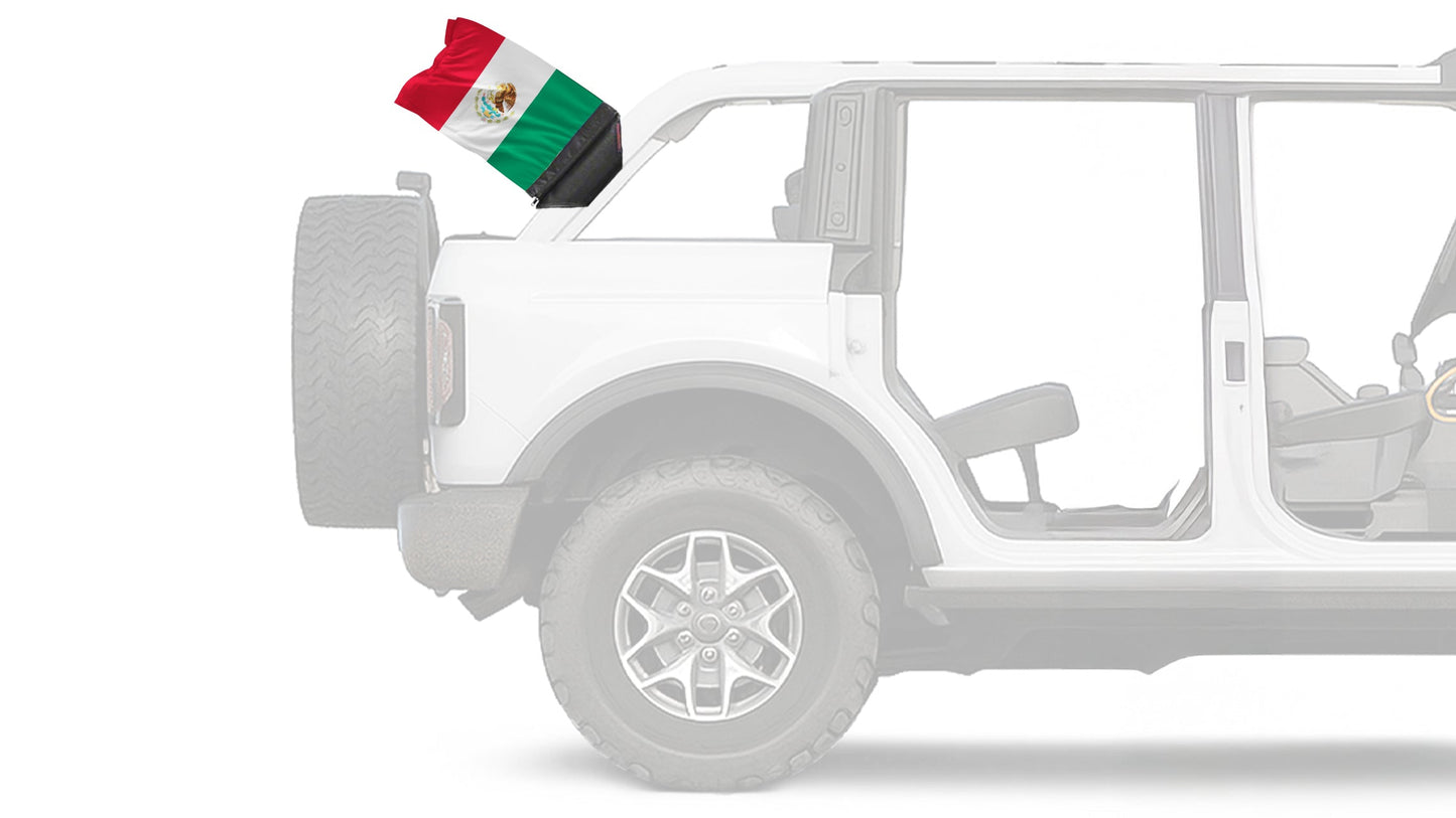 Mexico 12"x18" Forever Wave Flag – Fits Ford Bronco
