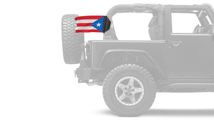 Puerto Rico 12"x18" Forever Wave Flag – Fits Jeep Wrangler JLU 4-Door 2018-Present