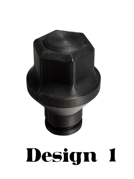 3D Printed Spare Tire Dome Lug Nuts for Ford® Bronco - Set of 3 | Custom Fit