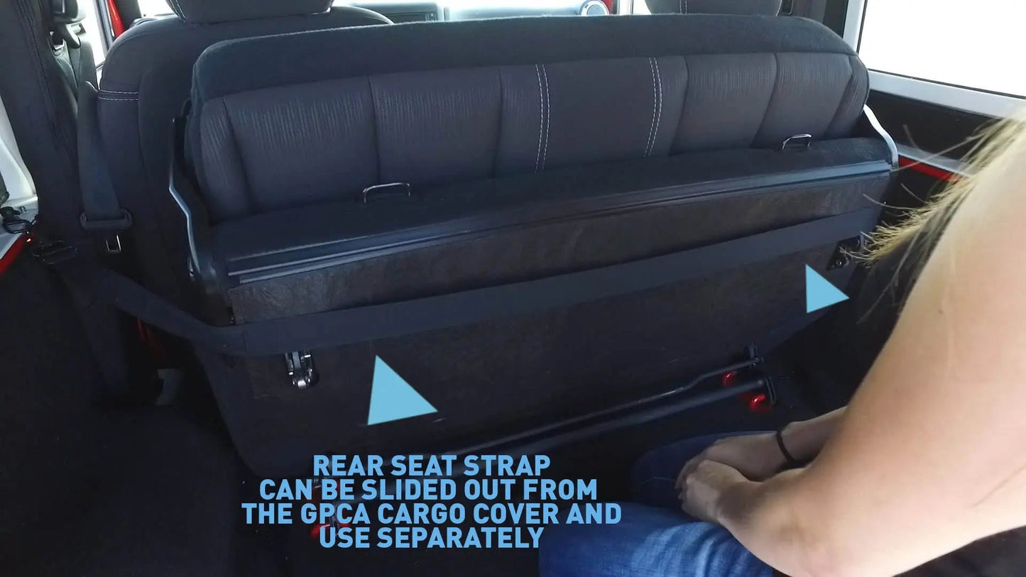 GPCA Cargo Cover for Jeep® Wrangler JK 2DR - Privacy & Protection