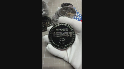 1941 Tribute Metal Badge – Fits Gladiator JT & Wrangler JL/JK – Limited Edition by Santi’s Caps