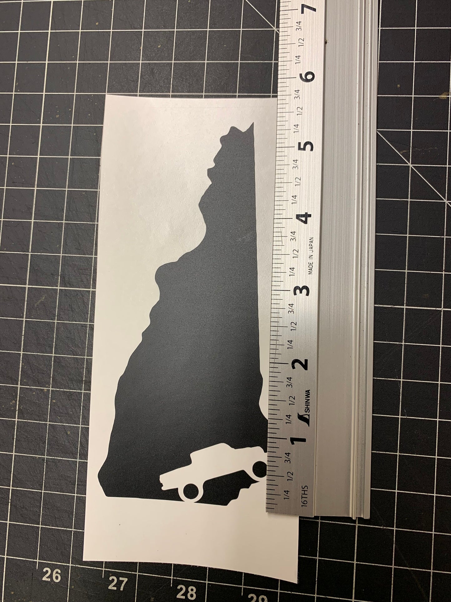 Any State Map Decal with a JT on it!!
