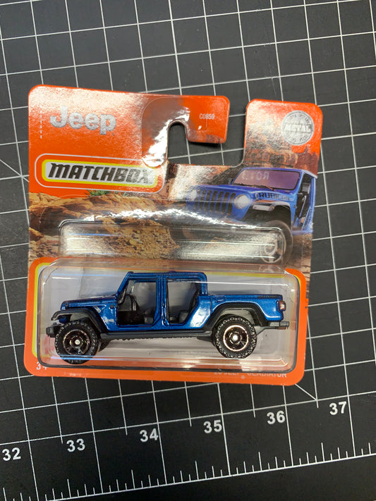 Matchbox '20 Jeeps Gladiator 36/100 Blue