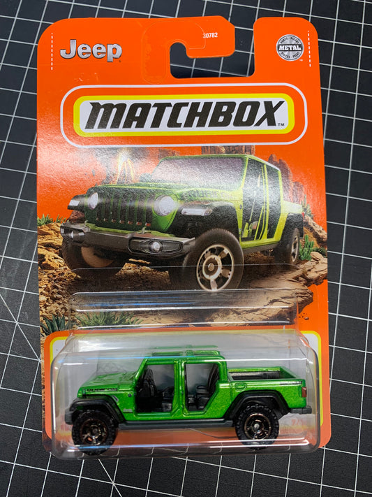 Matchbox '20 Jeeps Gladiator 7/102 green